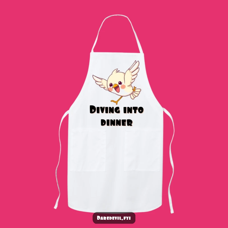 Funny Bird Dive Apron: Cook with Joyful Abandon