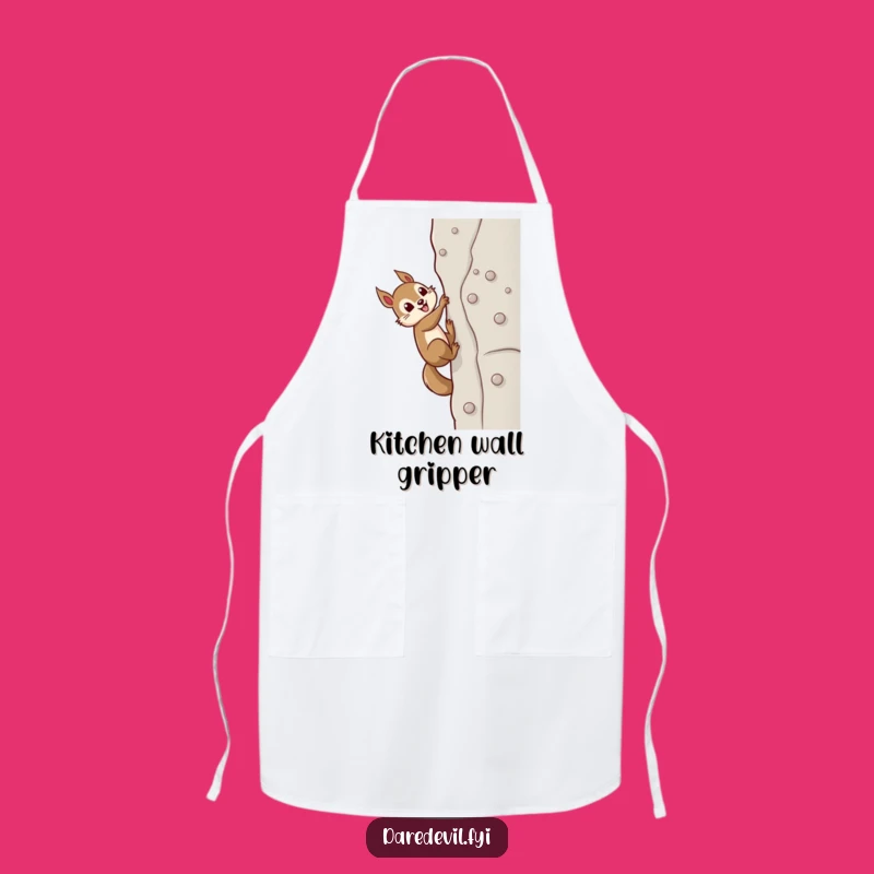 Funny Squirrel Climber Apron - Kitchen Challenge & Hilarious Cook Gift