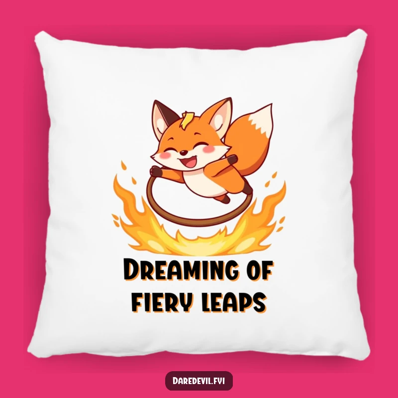 Funny Fox Pillow: Soft Joy & Fiery Spirit, Cozy Gift