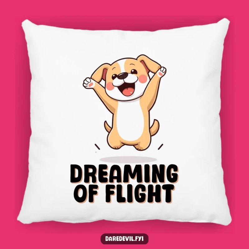 Funny Dog Pillow: Cozy Flip Comfort - Adorable & Hilarious Canine Accent!