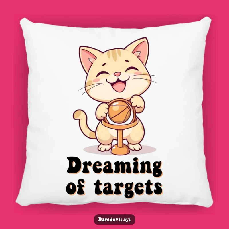 Funny Cat Focus Pillow - Soft & Hilarious Feline Decor