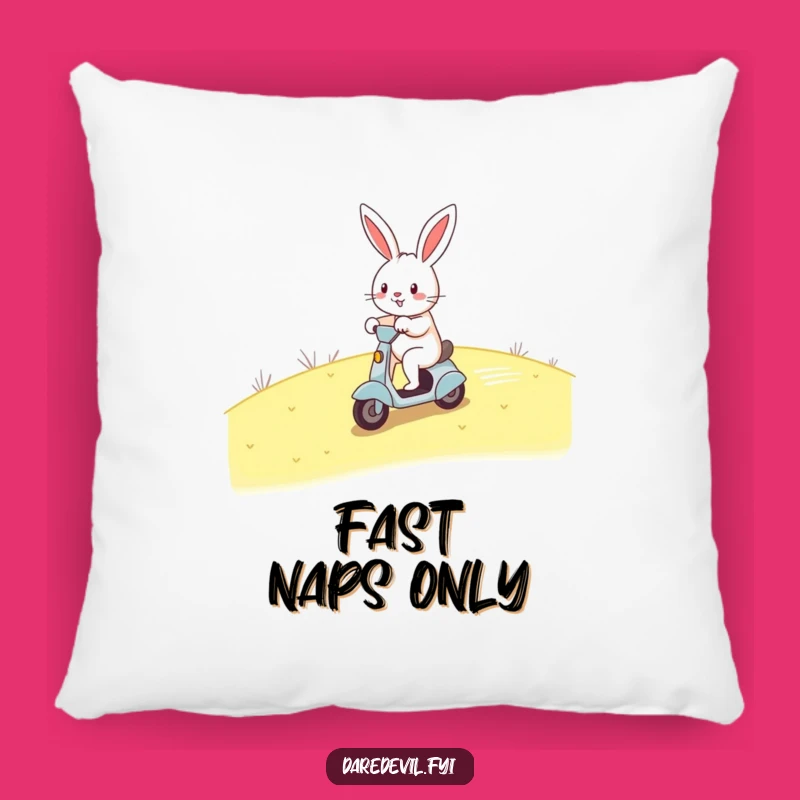 Funny Rabbit Pillow - Cozy Comfort with Cheerful Speed Gift