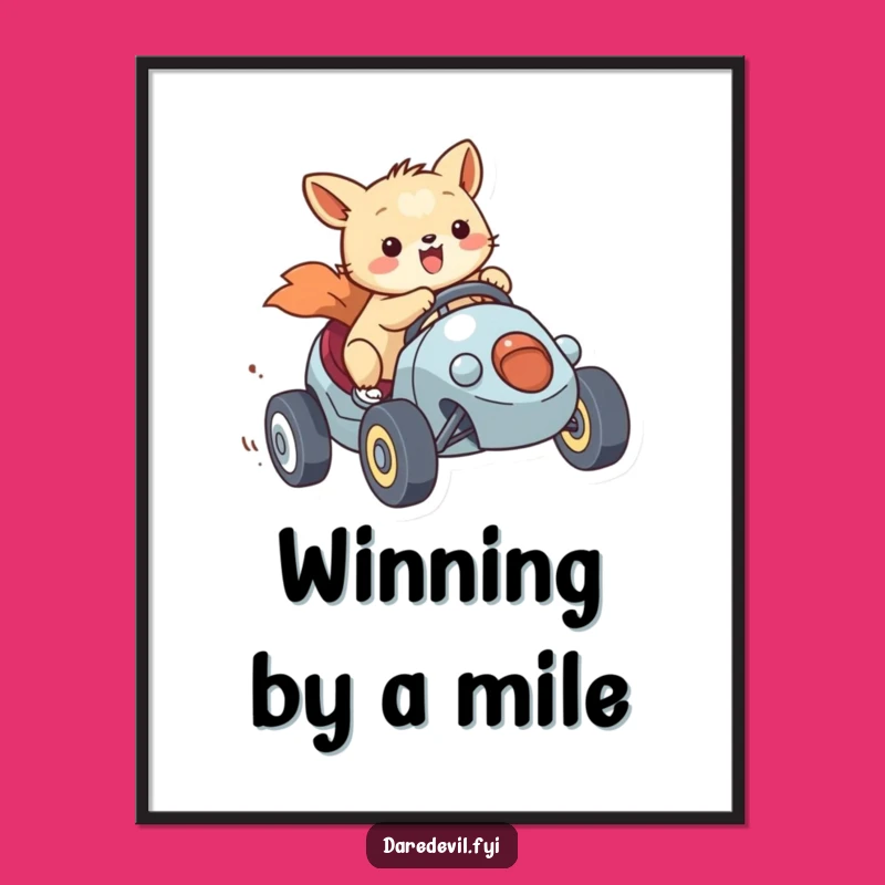 Funny Digital Print - Animal's Speedy Joy, Instant Humorous Decor