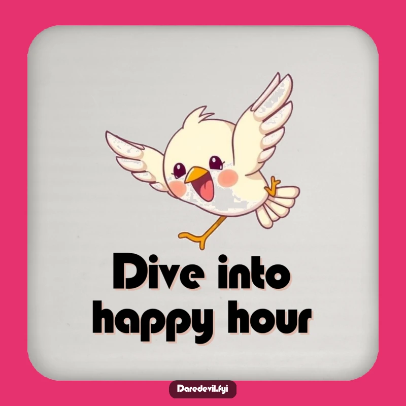 Funny Bird Dive Coaster: Protect Surfaces with Joyful Flair