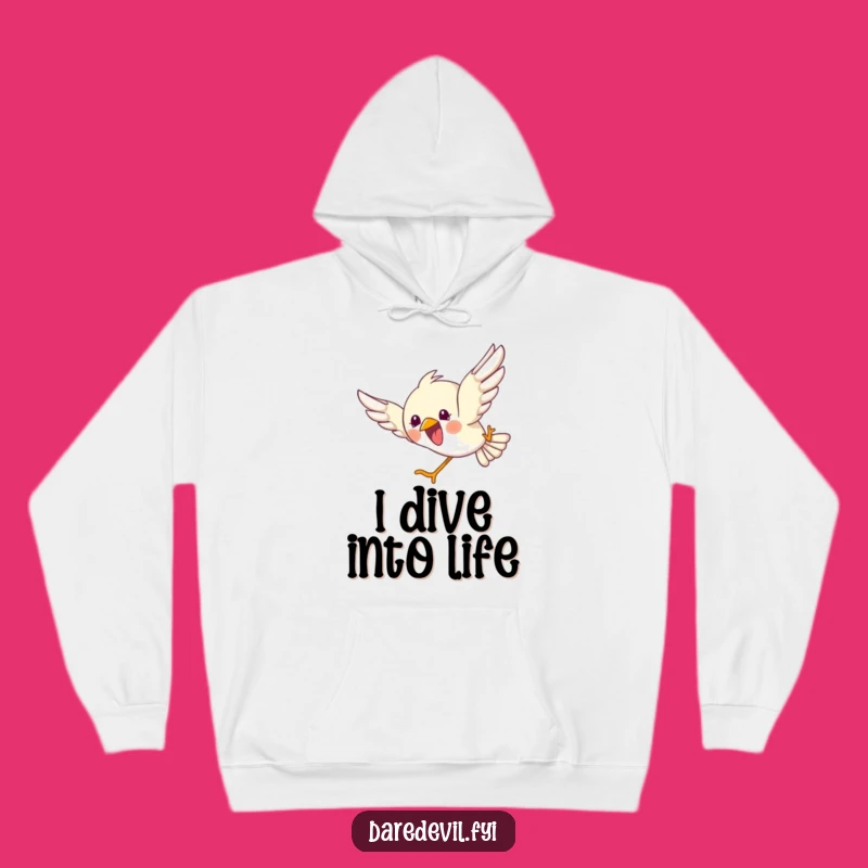 Funny Bird Dive Hoodie: Cozy Comfort for Your Joyful Spirit