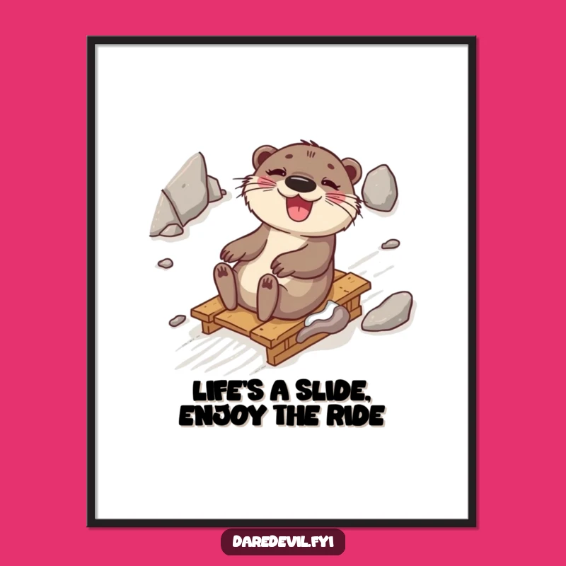 Free Printable Otter Wall Art: Funny Downloadable Art for Playful Decor