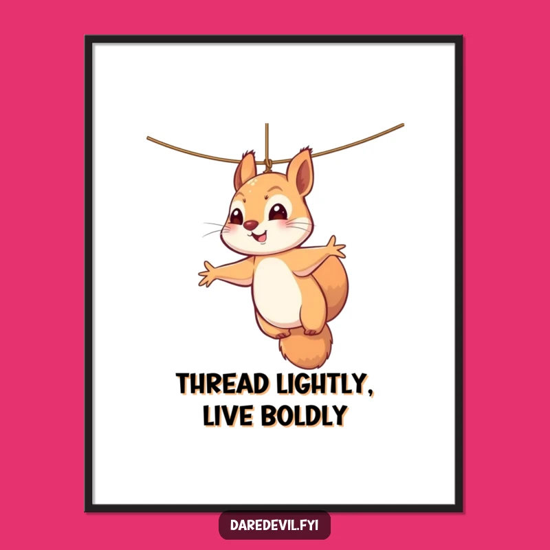 Funny Free Printable Wall Art: Perky Squirrel's Hilarious Hang-On For Quirky Decor