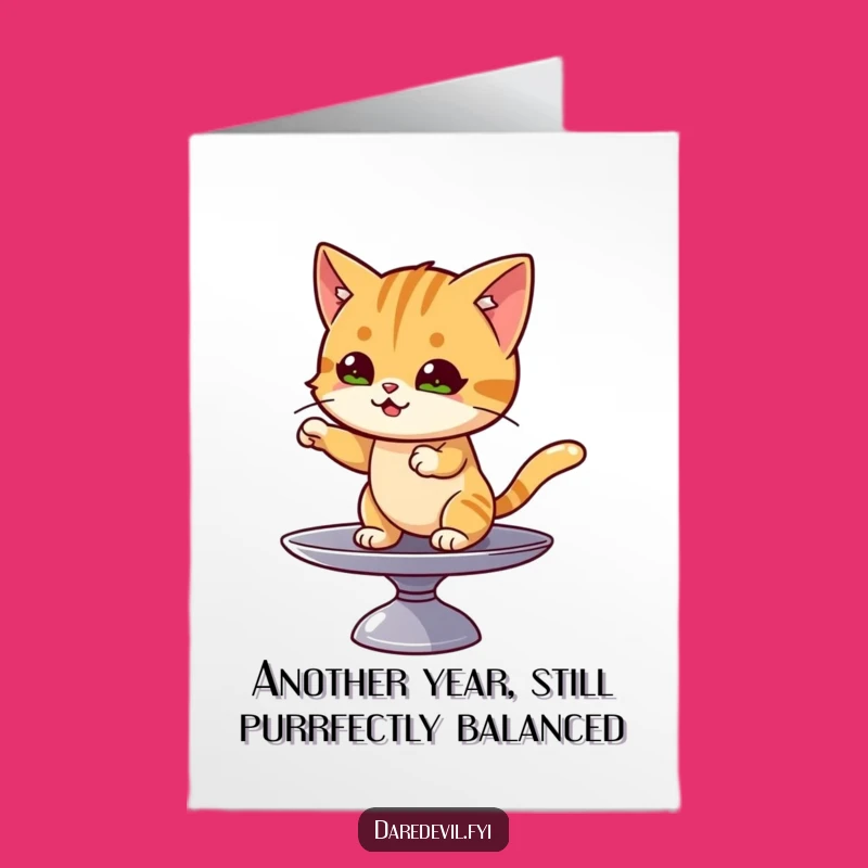 Free Printable Cat Birthday Card: Spinning into Fun for a Purrfect Celebration