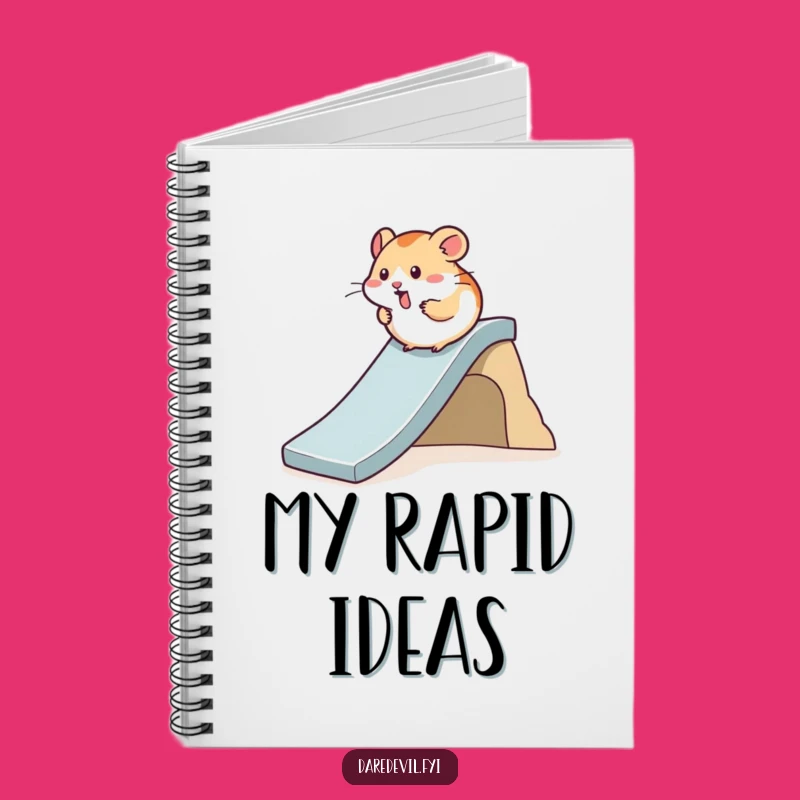 Funny Hamster Notebook: Speedy Slide Journal - Hilarious Rodent Cover & Gift!
