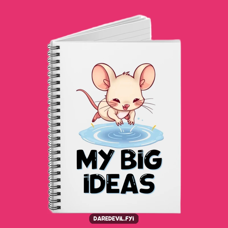 Funny Mouse Adventure Log Notebook - Spunky & Hilarious Journal