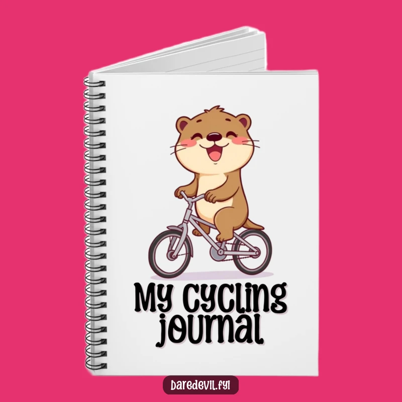 Funny Otter Bicycle Notebook: Record Your Triumphs with Hilarious Style
