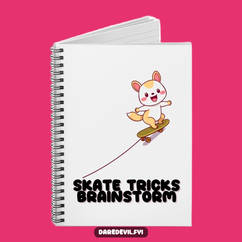 Funny Skater Animal Notebook: Jot Down Ideas at Speed, Gift