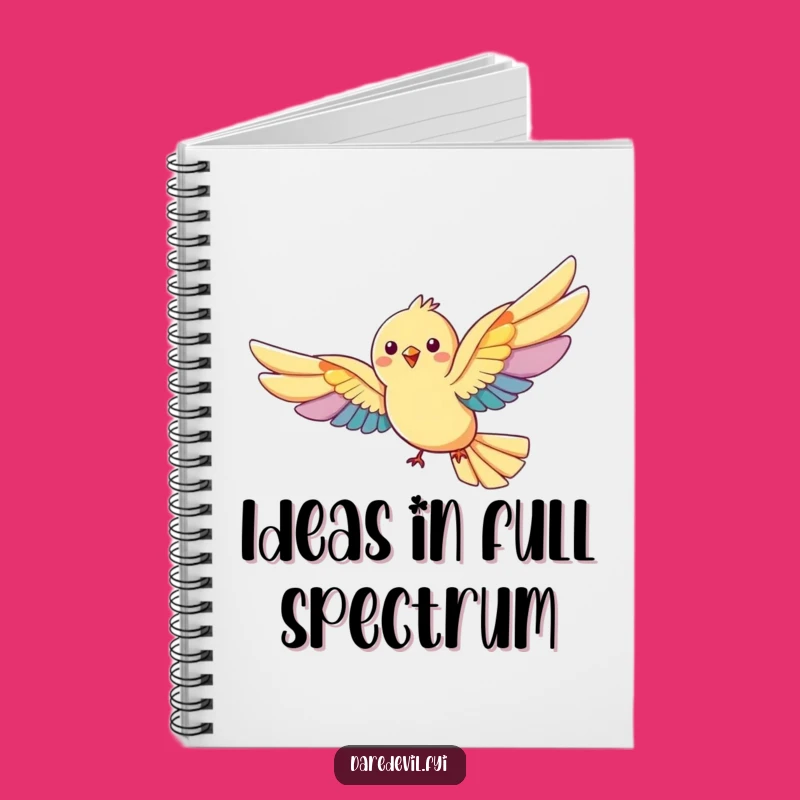 Funny Rainbow Bird Notebook: Hilarious Journal for Ideas, Perfect Funny Gift for Creatives
