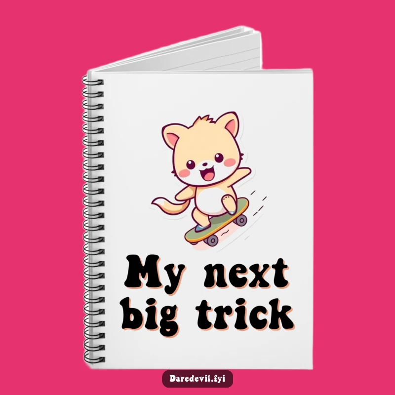 Funny Skater Animal Notebook: Cheerful Character's Ramp Zoom Journal, Perfect Funny Gift