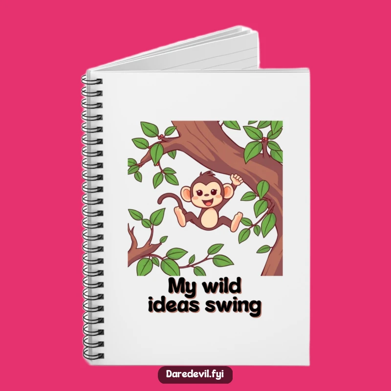Funny Monkey Vine Swing Notebook: Jot Down Ideas with This Hilarious Journal!