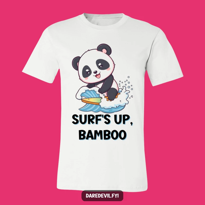 Funny Panda Surf T-Shirt - Cool Ocean Vibes Tee for Laugh Enthusiasts